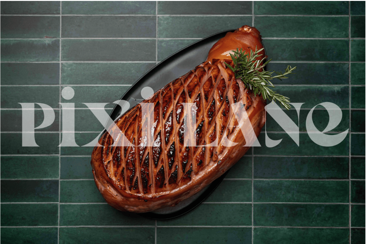 Juicy grilled steak ready to serve